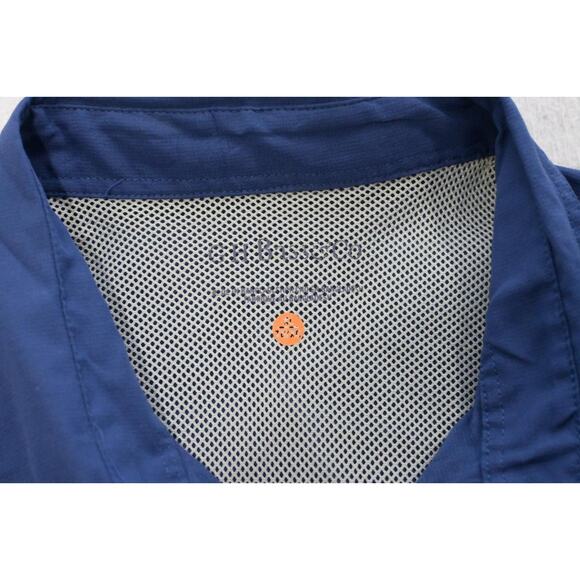 G.H. Bass Co. Camp Shirt Blue Vented Hiking Outdoors Mens Size XL - Picture 6 of 8